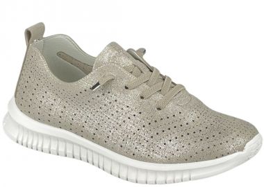 Πάνινα παπούτσια | Ανατομικά | Amarpies | AOG28352 | Ασημί - Amarpies - 